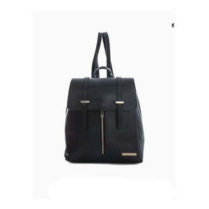 Čierny kožený batoh Sofia Cardoni Tefe vyobraziť