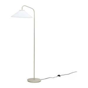 Krémovobiela stojacia lampa so skleneným tienidlom (výška 158 cm) Solid – Hübsch vyobraziť