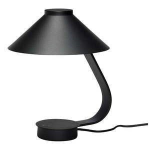 Čierna LED stmievateľná stolová lampa (výška 31 cm) Muri – Hübsch vyobraziť