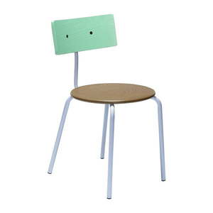 Jedálenská stolička v zelenej a prírodnej farbe v súprave 4 ks Koi – Hübsch vyobraziť