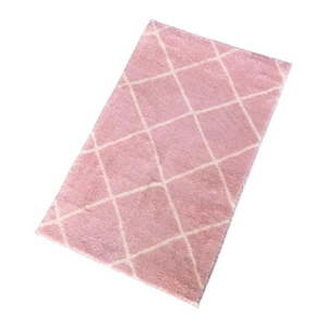 Ružová kúpeľňová predložka 50x80 cm Diamond – Mila Home vyobraziť