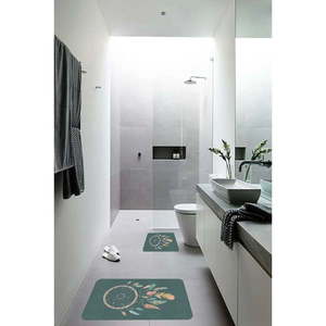 Zelené kúpeľňové predložky v súprave 2 ks 60x100 cm – Mila Home vyobraziť