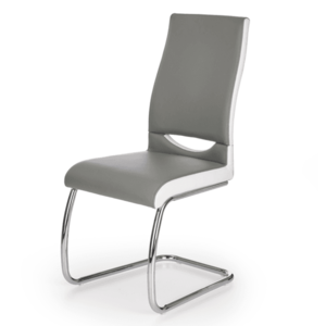 Sconto Jedálenská stolička SCK-259 sivá/biela vyobraziť
