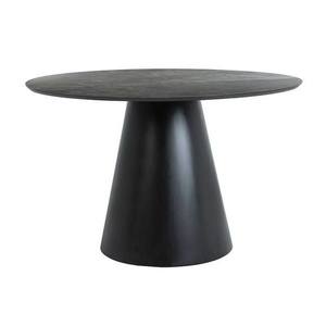 Sconto Jedálenský stôl ONGIL čierny mramor/čierna vyobraziť