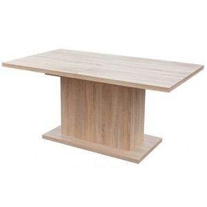 Jedálenský stôl Paulo 160x90 cm, dub sonoma, rozkladací% vyobraziť