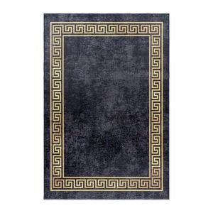 Novel PLOCHO TKANÝ KOBEREC, 160/230 cm, čierna, zlatá vyobraziť