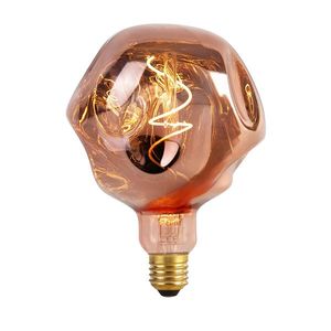 E27 stmievateľná LED lampa G125 ružová 4W 70 lm 1800K vyobraziť