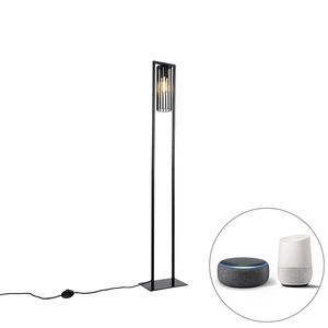 Inteligentná moderná stojaca lampa čierna vrátane Wifi ST64 - Balenco Wazo vyobraziť