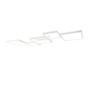 Stropné svietidlo biele vrátane LED 3 stupňové stmievateľné 5 svetiel - Lejo vyobraziť