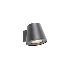 Moderné vonkajšie nástenné svietidlo čierne IP44 - Skittle vyobraziť