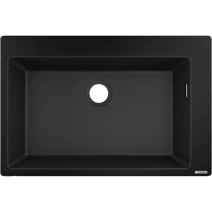 Hansgrohe S51 - Vstavaný drez 660, čierny grafit 43313170 vyobraziť