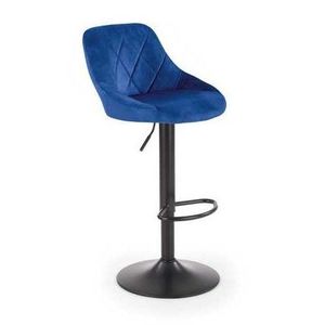 Halmar Barová stolička MILICA Farba: Modrá vyobraziť