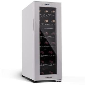 Klarstein Shiraz 18 Duo, chladnička na víno, 2 zóny, 53 l/18 fliaš, 5-18 / 5-18 °C, dotykové ovládanie vyobraziť