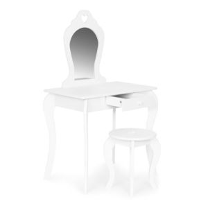 Detský drevený toaletný stolík EcoToys biely vyobraziť