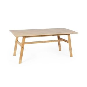 Jedálenský kaučukový stôl Lingo obdĺžnikový hnedý vyobraziť