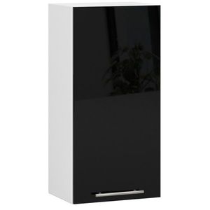 Závěsná kuchyňská skříňka Olivie W 40 cm bílo-černá vyobraziť