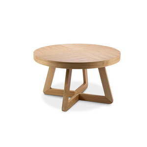 Rozkladací stôl s nohami z dubového dreva Windsor & Co Sofas Bodil, ø 130 cm vyobraziť