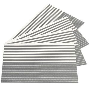 Prestieranie Stripe sivá, 30 x 45 cm, sada 4 ks vyobraziť