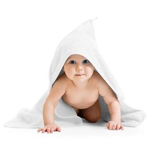 Bellatex Osuška pre bábätká s kapucňou biela, 80 x 80 cm vyobraziť