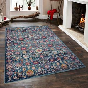 Luxusný koberec, 200 x 290 cm, modrý mix vyobraziť