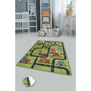 Detský koberec, 100 x 160 cm, vzor mesto vyobraziť