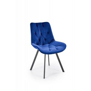 Otočná jedálenská stolička K519 Halmar Modrá vyobraziť