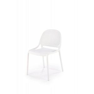 Stohovateľná jedálenská stolička K532 Halmar Biela vyobraziť