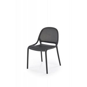 Stohovateľná jedálenská stolička K532 Halmar Čierna vyobraziť