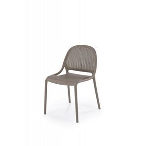 Stohovateľná jedálenská stolička K532 Halmar Khaki vyobraziť