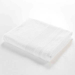 Biela froté bavlnená osuška 90x150 cm Tendresse – douceur d'intérieur vyobraziť