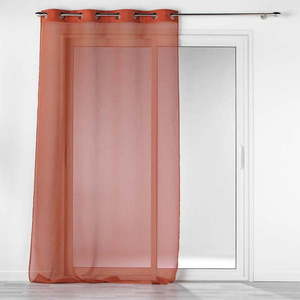 Záclona v tehlovej farbe 140x240 cm Casual – douceur d'intérieur vyobraziť