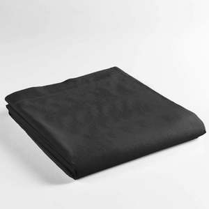 Čierna bavlnená plachta 180x290 cm Lina – douceur d'intérieur vyobraziť