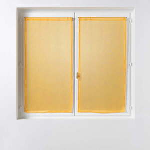Žlté voálové záclony v súprave 2 ks 60x120 cm Sandra – douceur d'intérieur vyobraziť