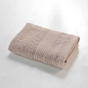 Béžový froté bavlnený uterák 50x90 cm Tendresse – douceur d'intérieur vyobraziť