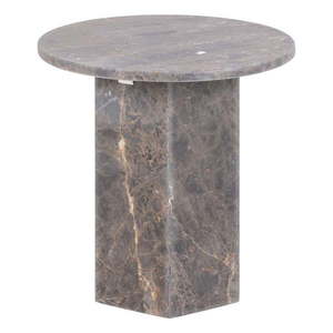 Mramorový okrúhly odkladací stolík ø 50 cm Naxos – Actona vyobraziť