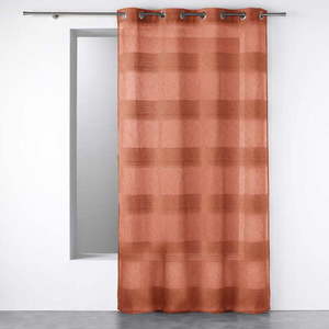 Záclona v tehlovej farbe 140x280 cm Terraza – douceur d'intérieur vyobraziť
