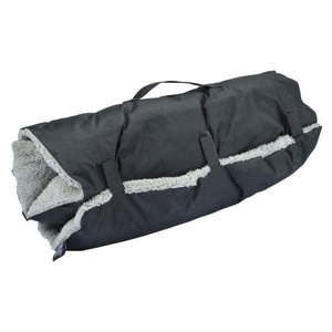 Čierna deka pre psa s baránkom 50x80 cm – Love Story vyobraziť