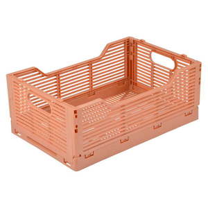 Plastový úložný box v lososovej farbe 30x20x11.5 cm – Homéa vyobraziť