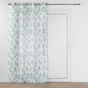 Bielo-zelená voálová záclona 140x280 cm Leandre – douceur d'intérieur vyobraziť