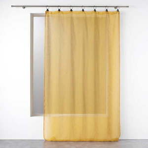 Žltá voálová záclona 140x240 cm Linka – douceur d'intérieur vyobraziť