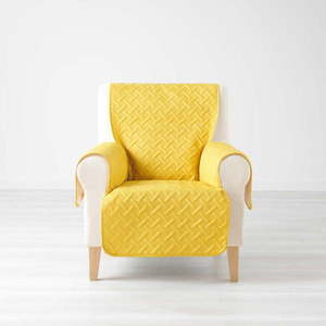 Žltý ochranný poťah na kreslo 165 cm Lounge – douceur d'intérieur vyobraziť