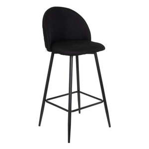 Barová stolička s nastaviteľnou výškou, čierna vyobraziť
