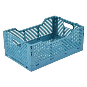 Modrý plastový úložný box 30x20x11.5 cm – Homéa vyobraziť