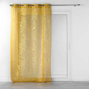 Žltá voálová záclona 140x280 cm Belflor – douceur d'intérieur vyobraziť