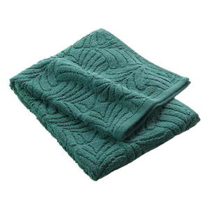 Zelený froté bavlnený uterák 50x90 cm Madeira – douceur d'intérieur vyobraziť