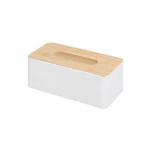 Plastový/bambusový box na vreckovky – Casa Selección vyobraziť