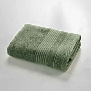 Kaki froté bavlnený uterák 50x90 cm Tendresse – douceur d'intérieur vyobraziť