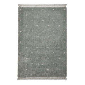 Mätovozelený koberec Think Rugs Boho Dots, 160 x 220 cm vyobraziť