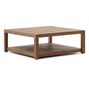 Konferenčný stolík z teakového dreva v prírodnej farbe 90x90 cm Sashi – Kave Home vyobraziť