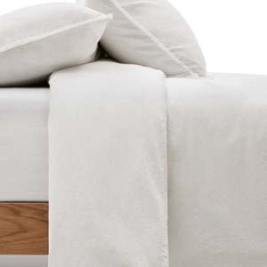 Krémové predĺžené obliečky na jednolôžko z bavlneného perkálu 150x220 cm Sifinia – Kave Home vyobraziť